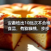 安徽检出10批次不合格食品,有猕猴桃、步步糕、小薄脆等(图3) 安徽检出10批次不合格食品,有猕猴桃、步步糕、小薄脆等(图3)
