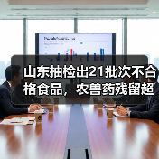 山东抽检出21批次不合格食品，农兽药残留超标问题超六成（图1）